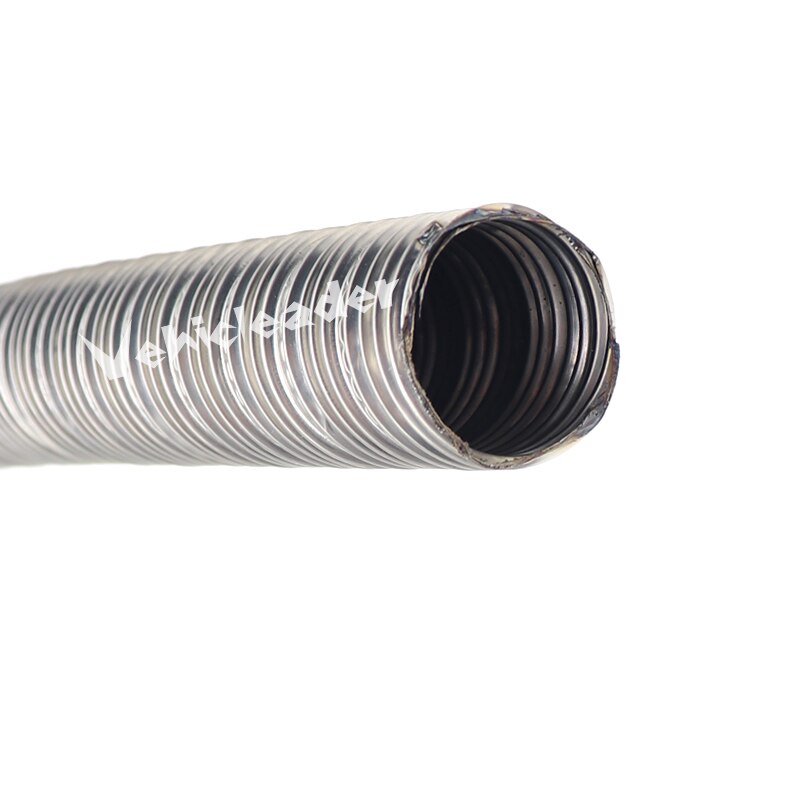 100cm 24mm dubbla lager bilvärmare avgasrör luft diesel värmare avgasslang slangledning rostfritt stål för webasto eberspacher