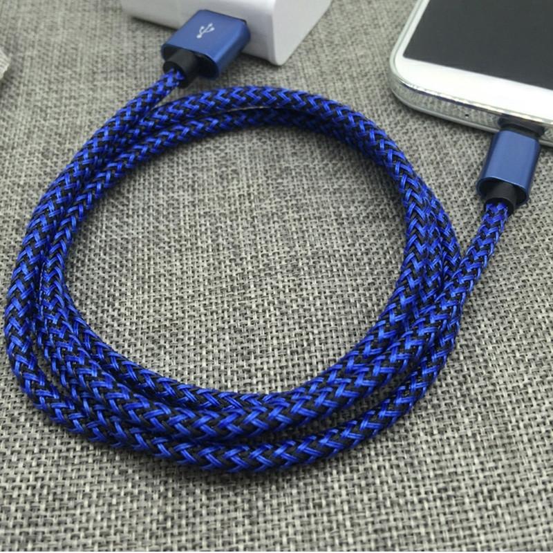 for Samsung S8 S9 plus note9 For Fast Charger cable Note8 S9 S8 C5 C7 C9 pro 1.2/1.5M USB Type C Cable: Blue Type C Nilon