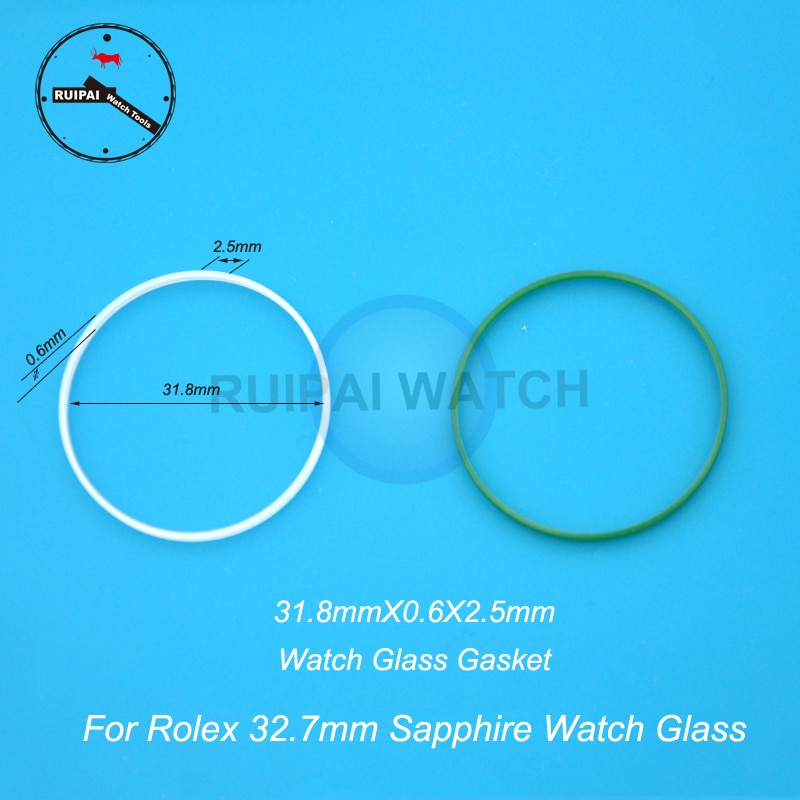 2 stks/partij 31.8mm Horloge Waterdicht Pakking Rubber Horloge IK Ring voor Horloge Glas Accessoires Vervanging Horloge Onderdelen voor Datejust