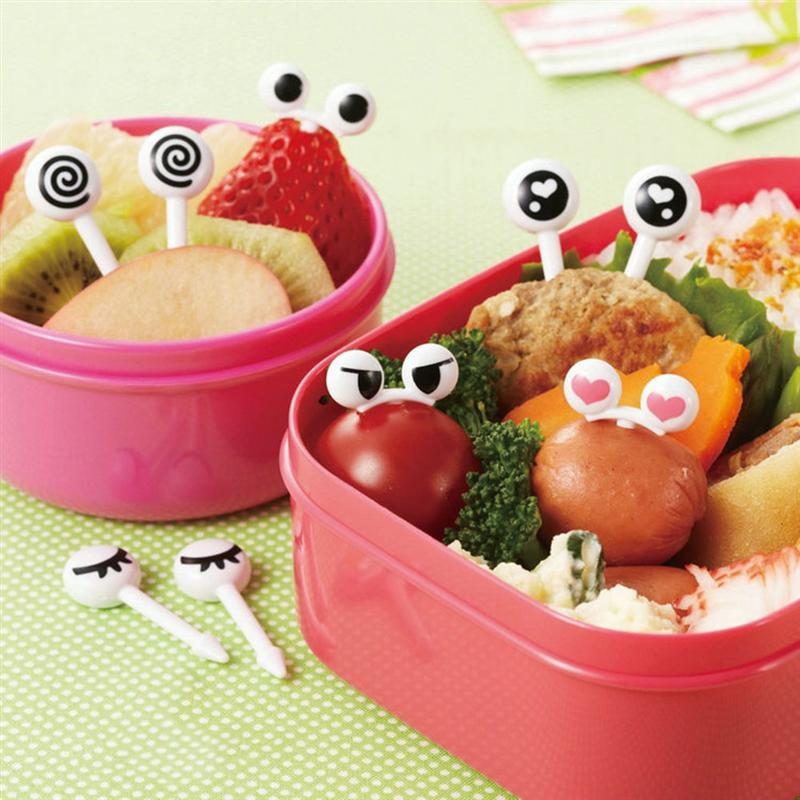 50 Stuks Diverse Cartoon Ogen Fruit Vork Voedsel Picks Dessert Fruit Picks Voor Voor Bento Sandwich Voorgerecht