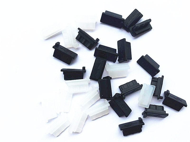 10-500pcs USB Hole Plug USB Dust Cover USB Master Dust Cap Silicone Plug Protection Plug