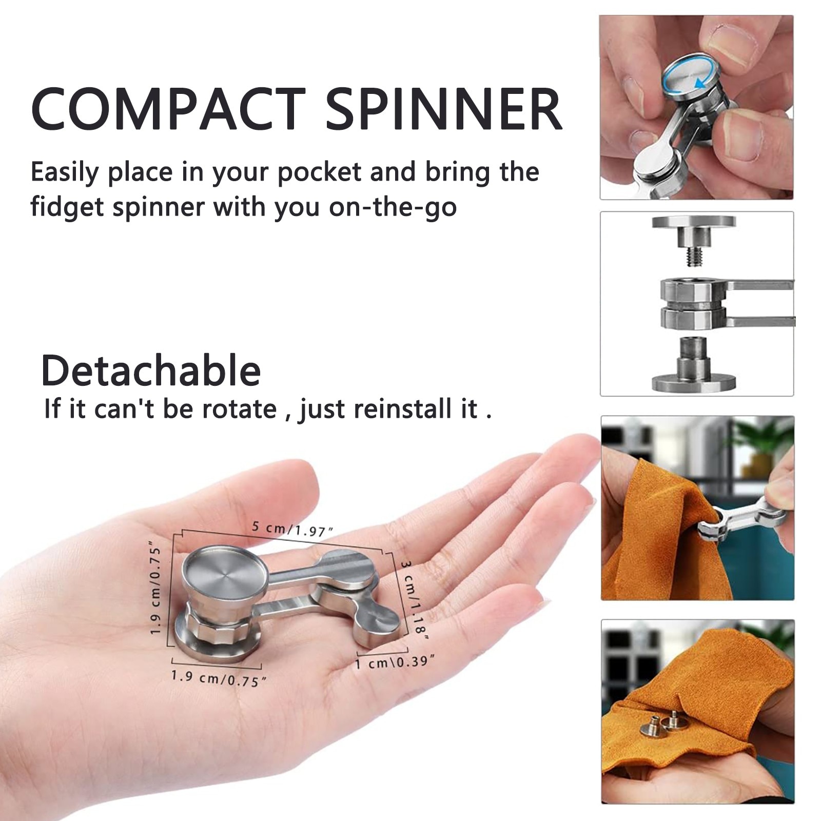 Chaos Pendel Einzigen Doppel Pendel Fingerspitze Kreisel Erwachsene freundlicher Dekompression Schwerkraft Hand Spinner Zappeln Spielzeug