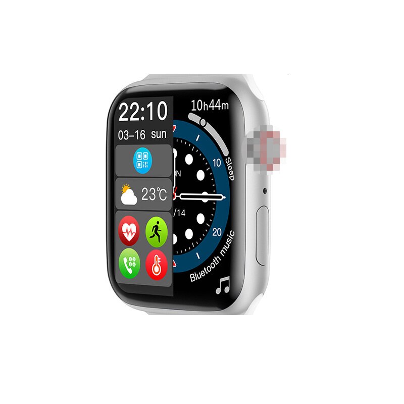 W37 pro smart-armband mit bluetooth-anruffunktion, offline-zahlungsfunktion, kabellosem laden, trainings- und herzfrequenzmessung: Weiß