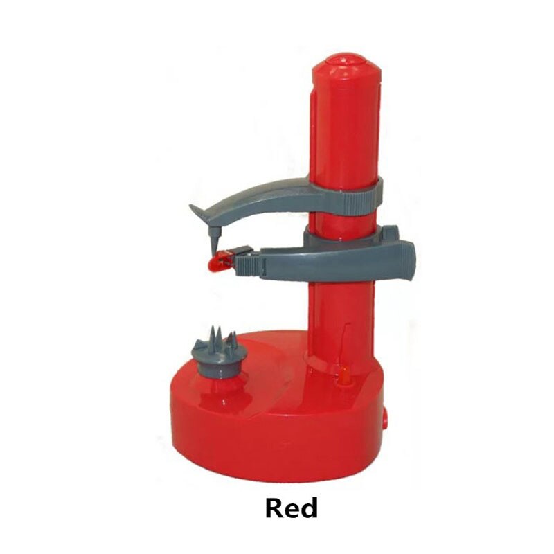 Pelador eléctrico de acero inoxidable multifunción 2 en 1, pelador automático de frutas y verduras, tres hojas de repuesto, máquina peladora de patatas: T17