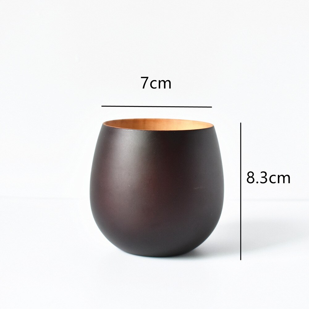 Små te kopper håndlagde naturlig heltre te kopp tre vin kaffe vann drikke kopp