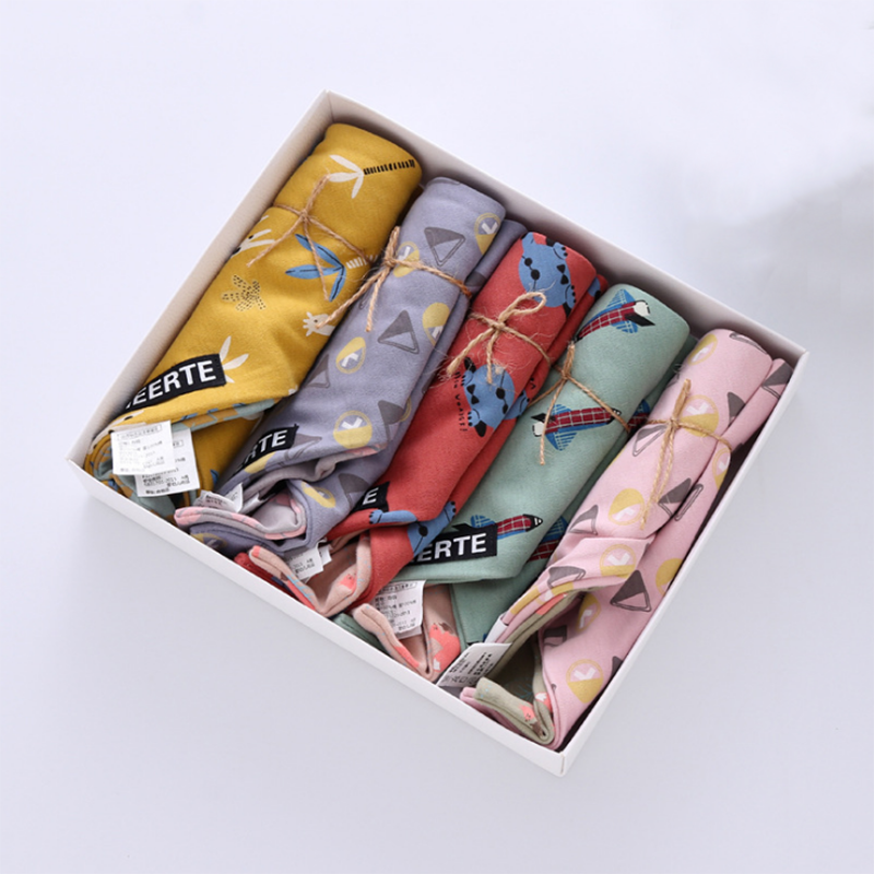 Baby Feeding Bibs Print Bandana Burp Cloths Saliva Bibs Newborn Infant Care Toddler Scarf Animal Double Sides Cotton