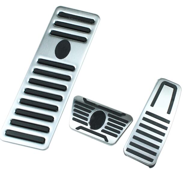 Neue Für Maserati Ghibli Quattroporte Edelstahl Gas Bremse Fußstütze Pedal Pad Pedal einstellen: 3Stck
