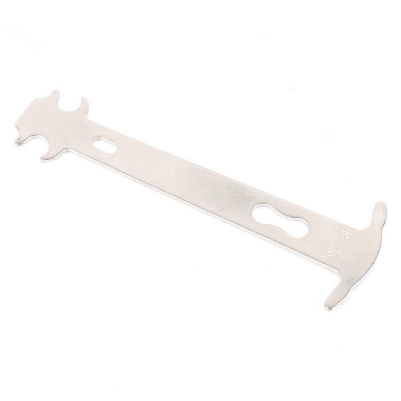 CKAHSBI Bike Chains Gauge Measurement Ruler Cycling Replacement Repair Tool Mountain Road Bicycle Chain Wear Indicator Checker