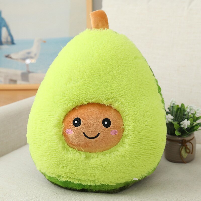 Anboor Avocat Plush-Fruit Plush Pillow Cute Stuffed Toys Avocat Stuffy Pillow Big Stuffed Animals Gifts for Baby Kids Children (20cm