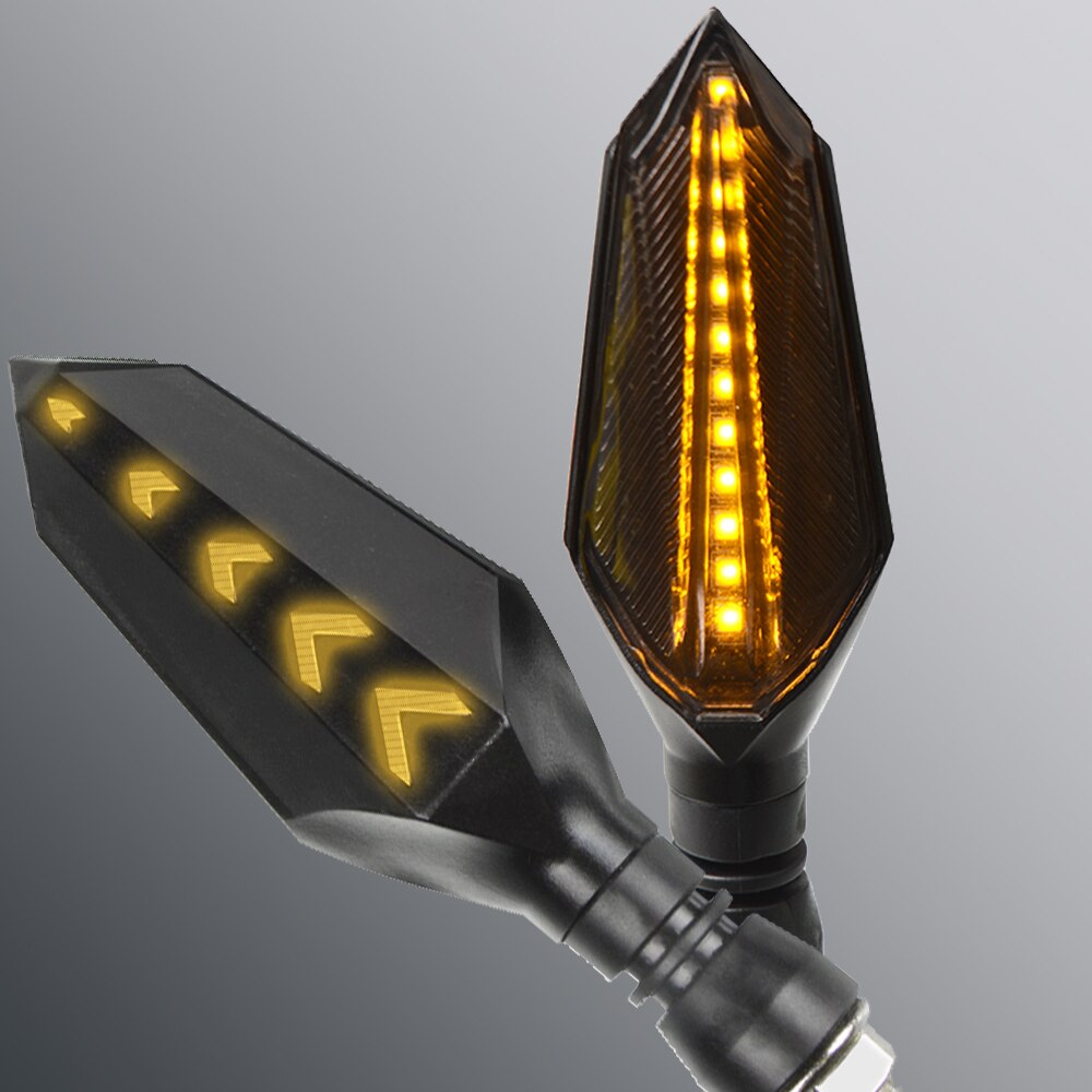 Para BMW YAMAHA XMAX 300 XMAX300 , LED de la motocicleta de la señal Moto indicador intermitente luz DC 12V ámbar intermitente lámpara: yellow - yellow