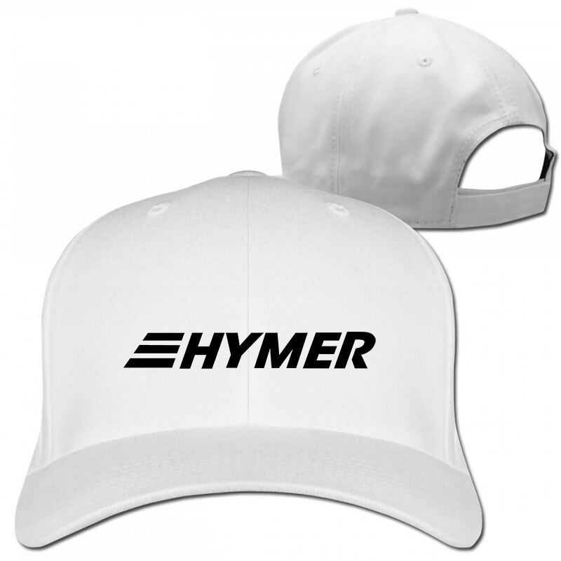 Hymer -sladies - Hymermobil Campervan motor-home mobile Baseball cap men women Trucker Hats adjustable cap: 1-White