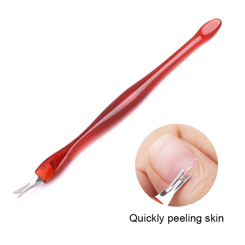 1Pc Tote Haut Entferner Nagel Kunst Gabel Häutchen Entferner Zange Pusher Trimmer Edelstahl Pedikübetreffend NäGel Pflege Nagel Werkzeuge: 5