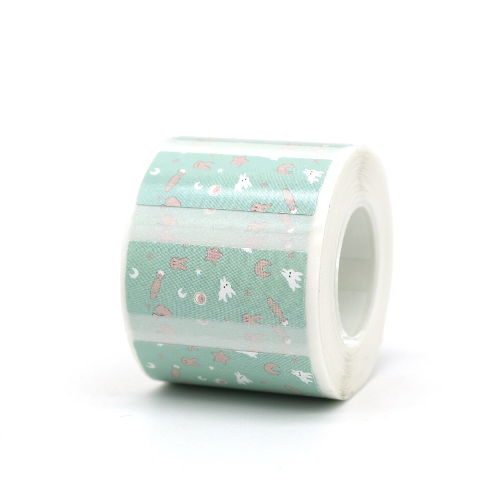 30 * 12 Mm Various Models Cute Thermal Label Roll Typeable Washi Tape Beautiful Mark Sticker For EQ11 Mini Thermal Label Printer: Rabbit