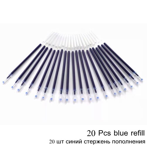 8 Pcs/lot Office Red Blue Black Ink Gel Pen 0.5mm Writing Neutral Pens Rod for Student School Supplies Stationery Tool: light green