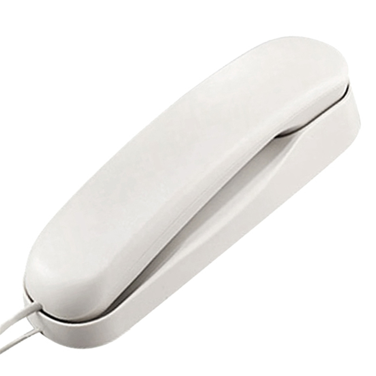 Teléfono de pared con cable, teléfono pequeño de Hotel, adecuado para el hogar/baño/escuela/oficina, teléfono de pared fijo, blanco