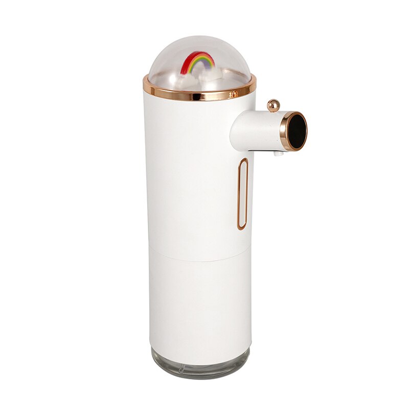 Automatische Foam Zeepdispenser D32 Regenboog Inductie Opladen Intelligente Wassen Mobiele Telefoon Home Improvement Accessoires Gereedschap: white