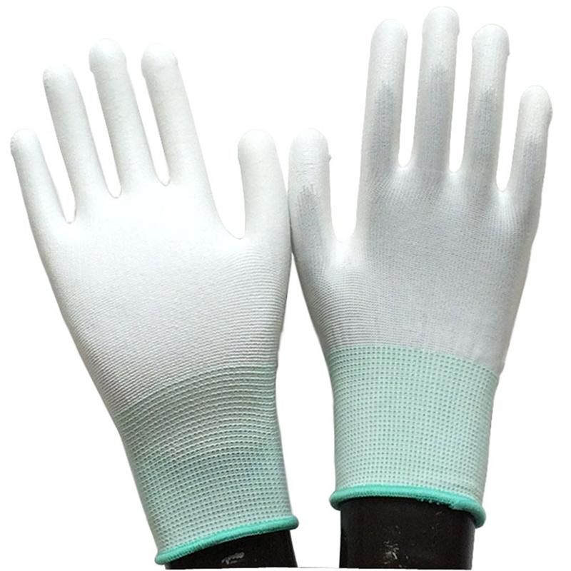 BESTOYARD 6 Pairs Water Resistance Gardening Gloves Soft Latex Foam Covering and Great Grip Gloves for Home Garden Equipment