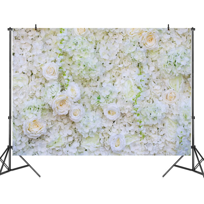 3D Bloemen Achtergrond Bruiloft Bloemen Rozen Foto Doek Studio Schieten Gebruik Scène Fotografische Achtergrond Party Decoratie 125*80Cm: E
