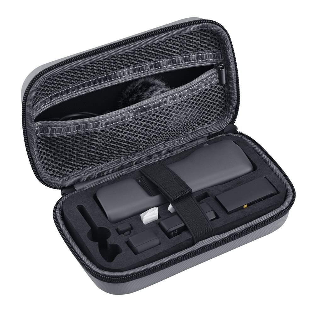 Eva-tragetasche mit karabiner für dji pocket 2 zubehör, tragbare schutzhülle für reisen