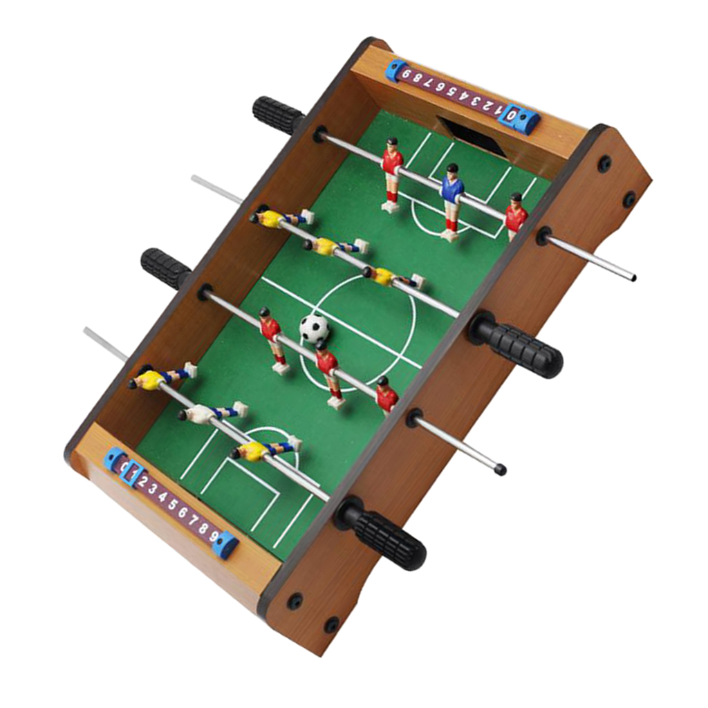 Mini Table de baby-foot-ensemble de jeu de Football Portable avec 2 balles et gardien de Score pour adultes enfants