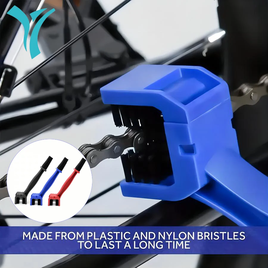 Motorrad Kette Reiniger Pro Radfahren- Reiniger Motorrad Fahrrad Kette Bürste Reinigung Werkzeug Fahrrad Reiniger-Bürste Kette Pro Fahrrad