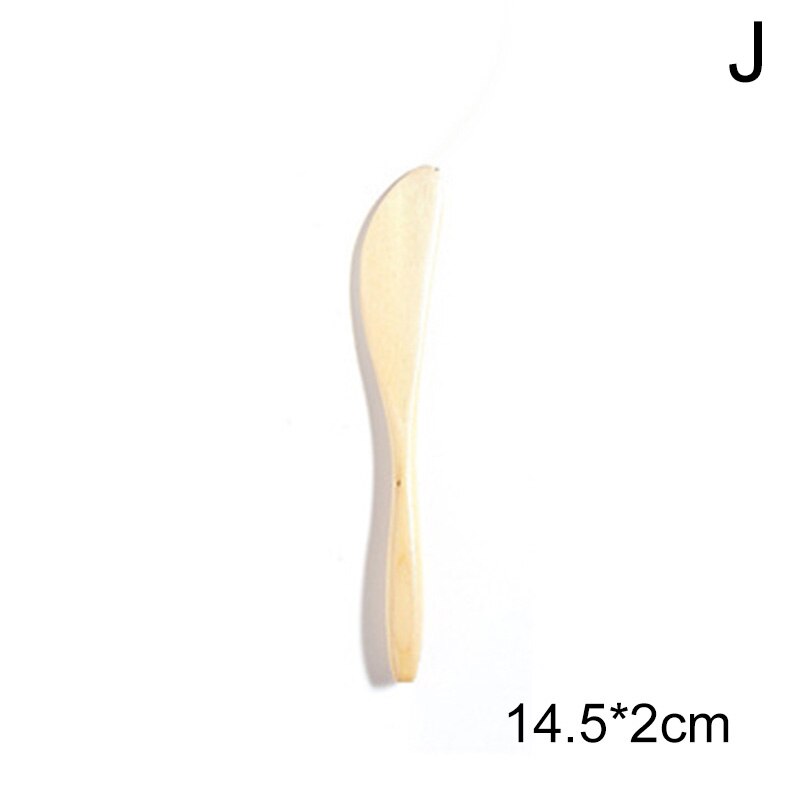 Wooden Tableware Non Stick Wooden Spatula Cooking Shovel Small Rice Spoon Cooking Utensils Handmade Household Tableware: J