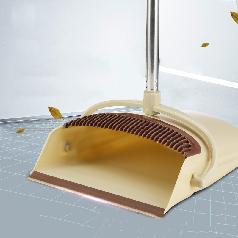 Edelstahl Magie Besen Kunststoff Winddicht Kehrschaufel Anzug Weichen Borsten Besen Verdicken fegen Boden nicht-Unterhose Griff Reinigung Werkzeuge