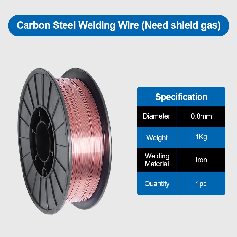 ANDELI ANDELI 0,8mm 1KG Kohlenstoff Stahl Schutzgas Schweißen Draht Baustahl MIG Kohlenstoff Stahl Schweißen Drähte