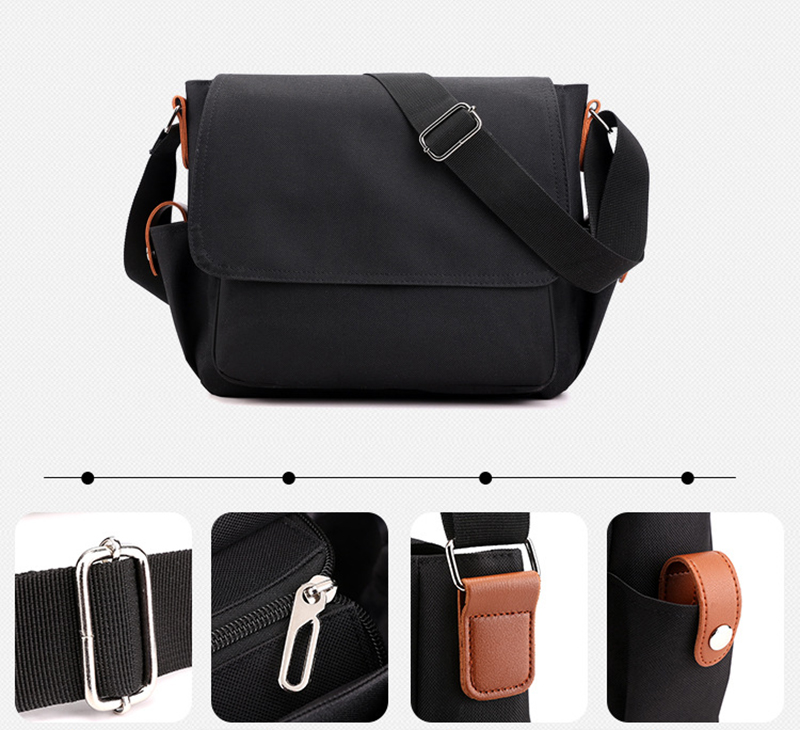 Supernatural Casual Messenger Bag School Shoulder Bag For Students Children Teenager Vintage Canvas Crossbody Bag
