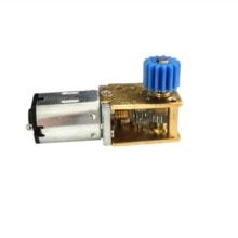 N20 Right Angle worm gear dc motor 3V 6V 12V Robot Door lock Display rack small motor with 15T Gear
