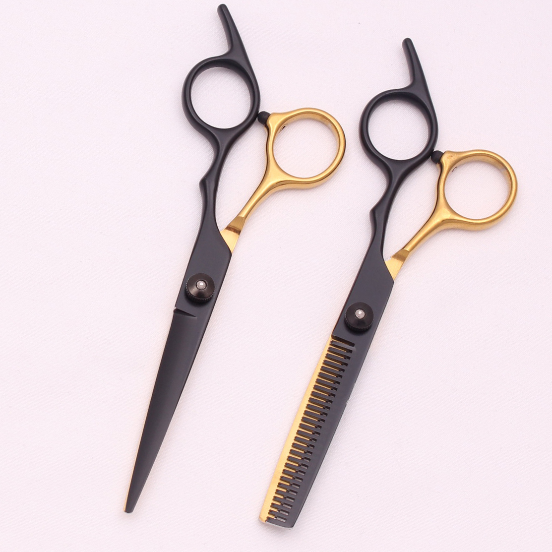 Tijeras de pelo de 6,0 pulgadas, tijeras de corte profesionales, adelgazamiento, peluquería, corte de pelo, peine, juegos de maquinillas de afeitar, salón, peluquero y hogar, triangulación de envíos