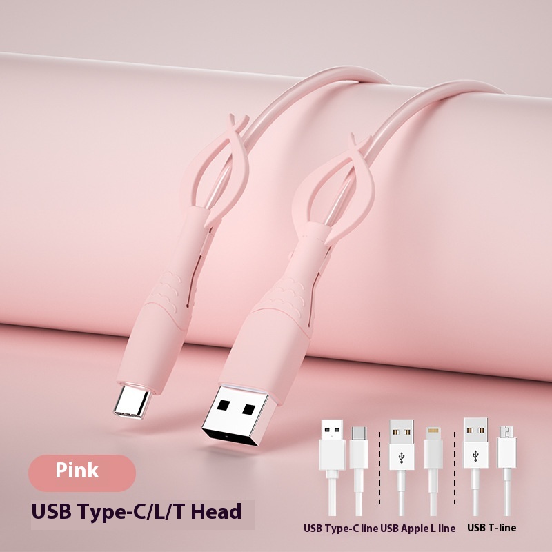 2in1 Silicone Cable Protector for Android/iPhone Anti-Snap Charger Cord Guard /w Reinforced Connector & Tangle-Free Organizer: WHITE
