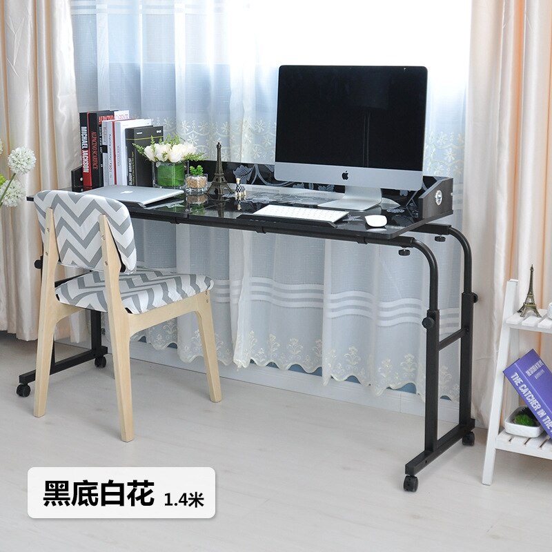 Multifunctional large bed laptop stand simple style study high load-bearing lifting desktop computer desk: B 1.4M