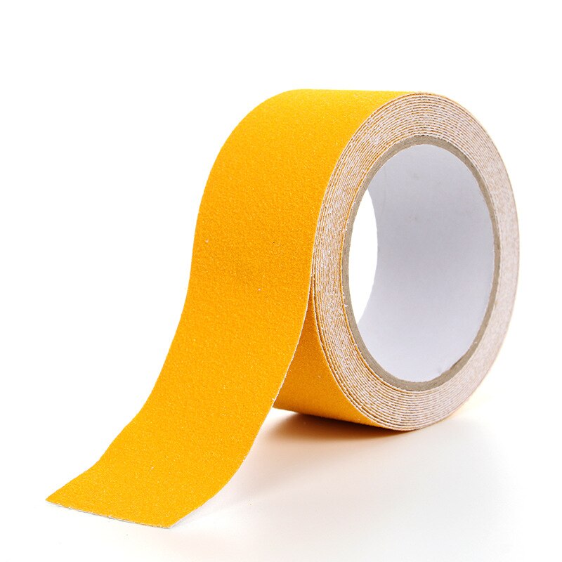 Ruban adhésif antidérapant d&#39;extérieur, 5M, bande de Traction antidérapante à haute Friction, adhésif abrasif pour escaliers, marche de sécurité: yellow / 50mm x 500cm