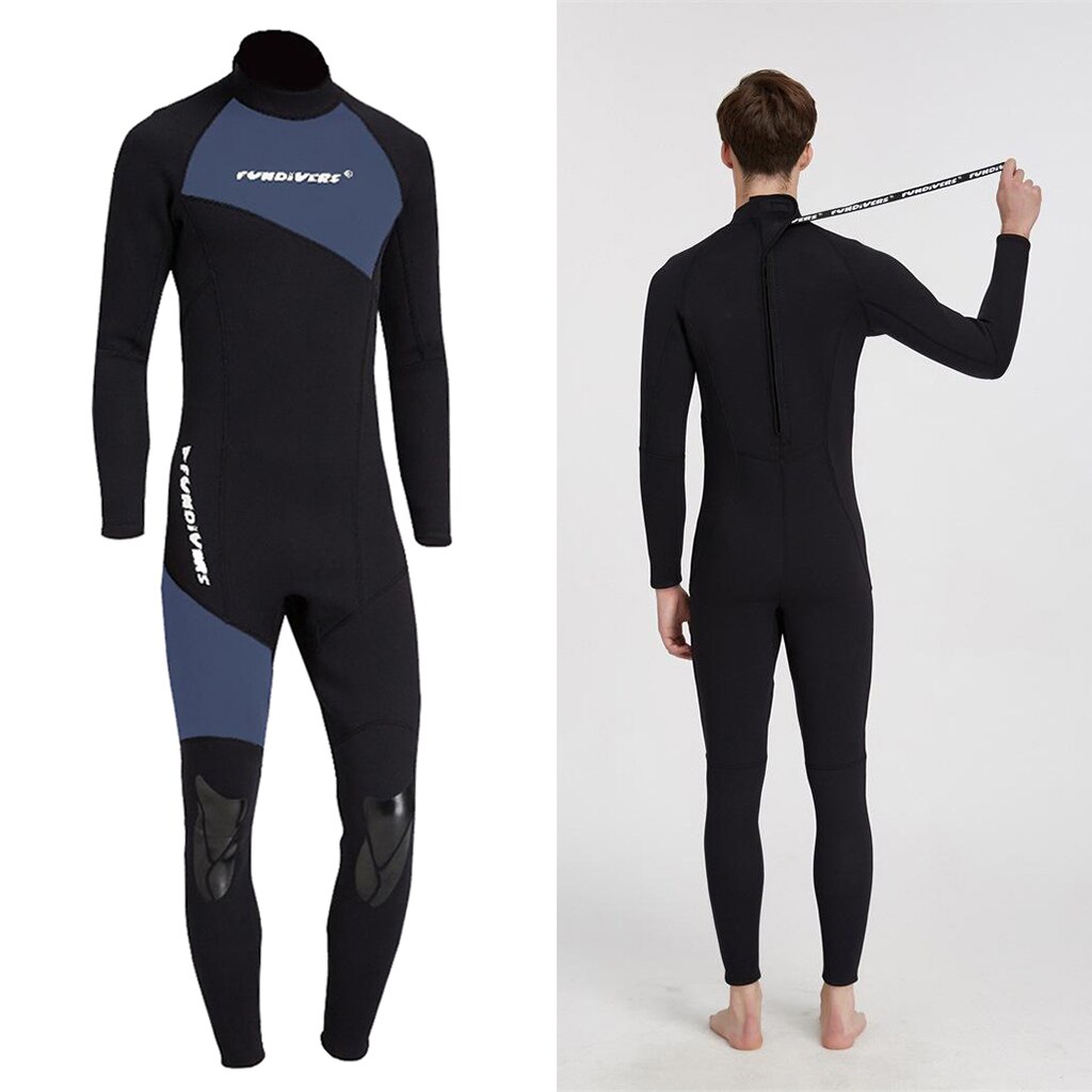 Traje de neopreno de 1,5mm, protector de sarpullidos UPF 50 + para hombre, traje de buceo de cuerpo entero, deportes respirables, pieles de buceo para buceo, kayak de natación