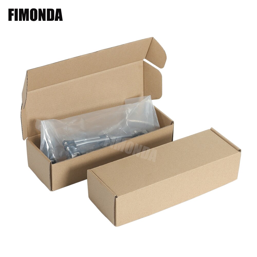 Fimonda Diamant-Vormige Aluminium Compleet Front & Achteras Voor 1/10 Rc Crawler Truck Axiale SCX10 Ii 90046 90047 Rgt 86100