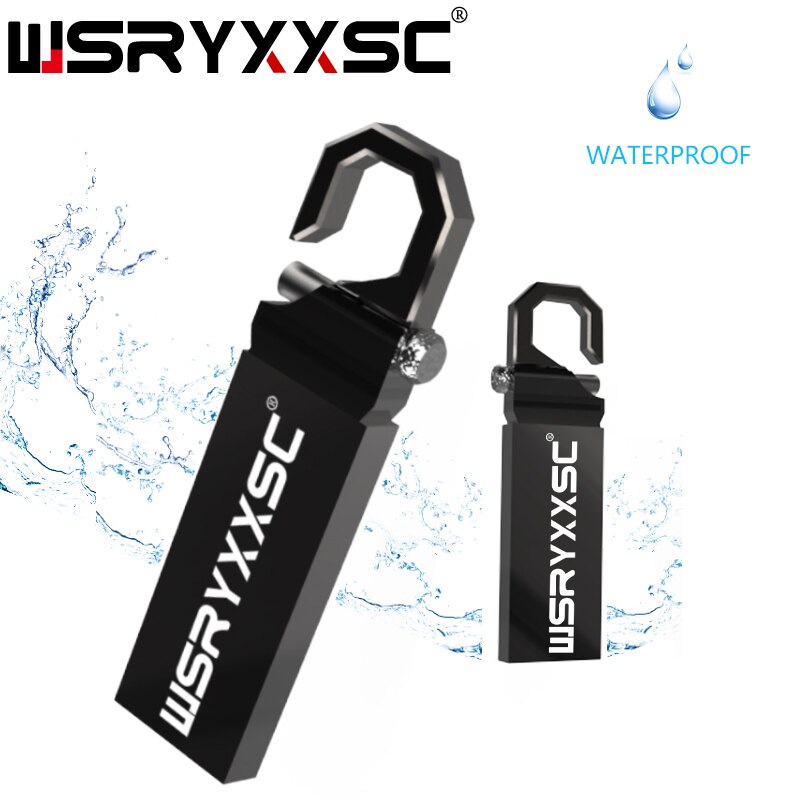 Wsryxxsc usb-stick wasserdicht-stick 32gb high-speed-flash-karte usb reale kapazität u disk mit freies micro adapter