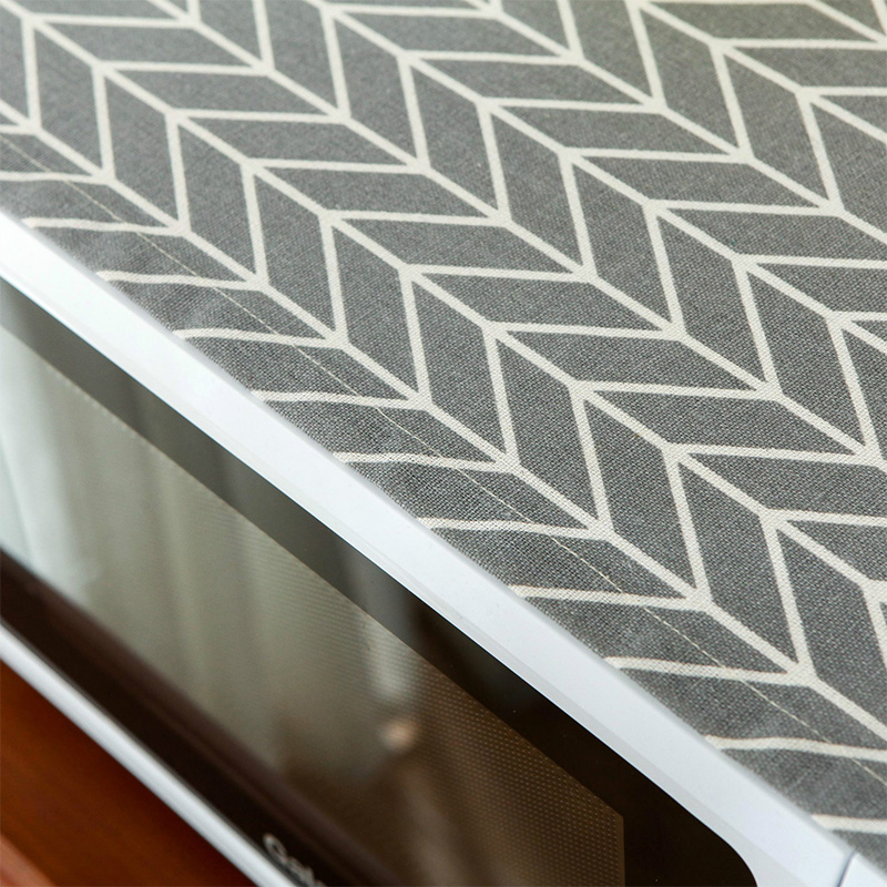 Dustproof Microwave Cover Simple Microwave Oven Hood Oil Dust Cover with Storage Bag Kitchen Accessories Supplies Home Decor