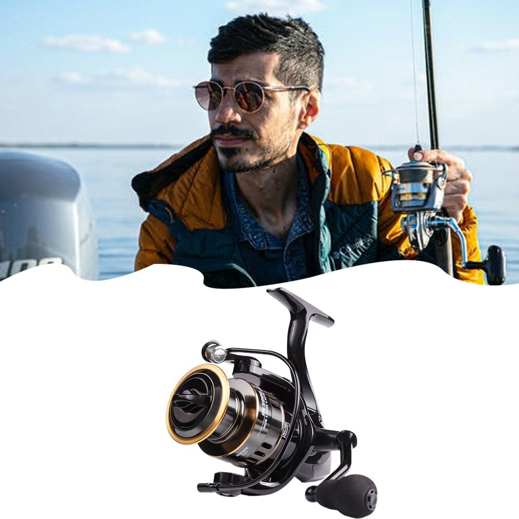 HE-1000-carrete de pesca de 12 ejes, de Metal, giratorio, Ultra suave, de aluminio, CNC, para pesca en agua dulce y salada