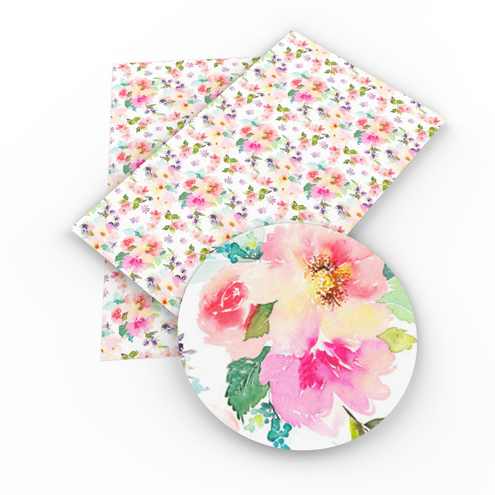 David accessories – feuille de cuir synthétique, fausse fleur de rêve, 20x33cm, bricolage, couture, vêtement, nœud de cheveux, artisanat, 1Yc3848: 1065686001