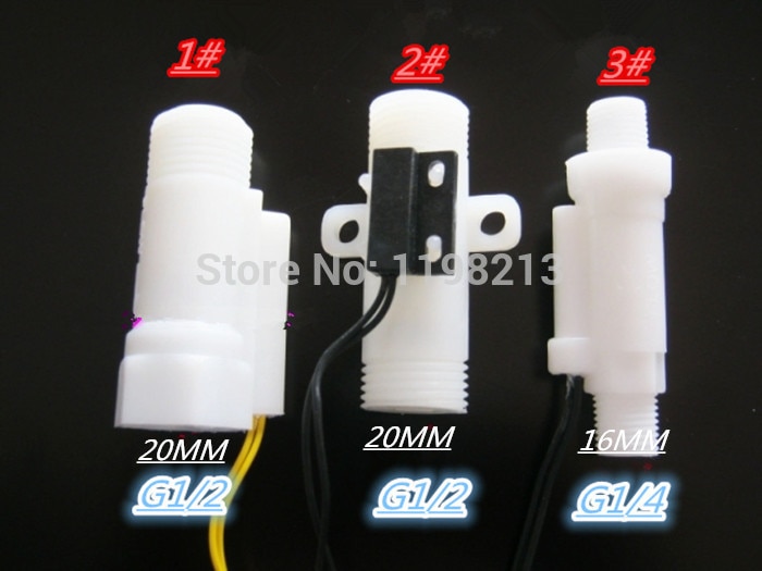 Water Flow Switch flow meter switches Valve Proximity Switches ON output signal when water flows through Off if no water flow