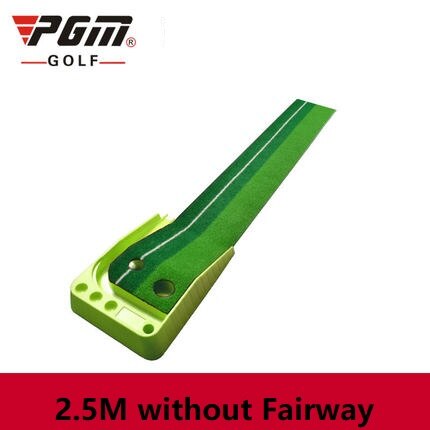 Pgm Mini Golf Clubs Putter balle retour 2.5M/3M intérieur Golf mettre vert formateur Portable Golf pratique mettre tapis: Gren 2.5M No fairway