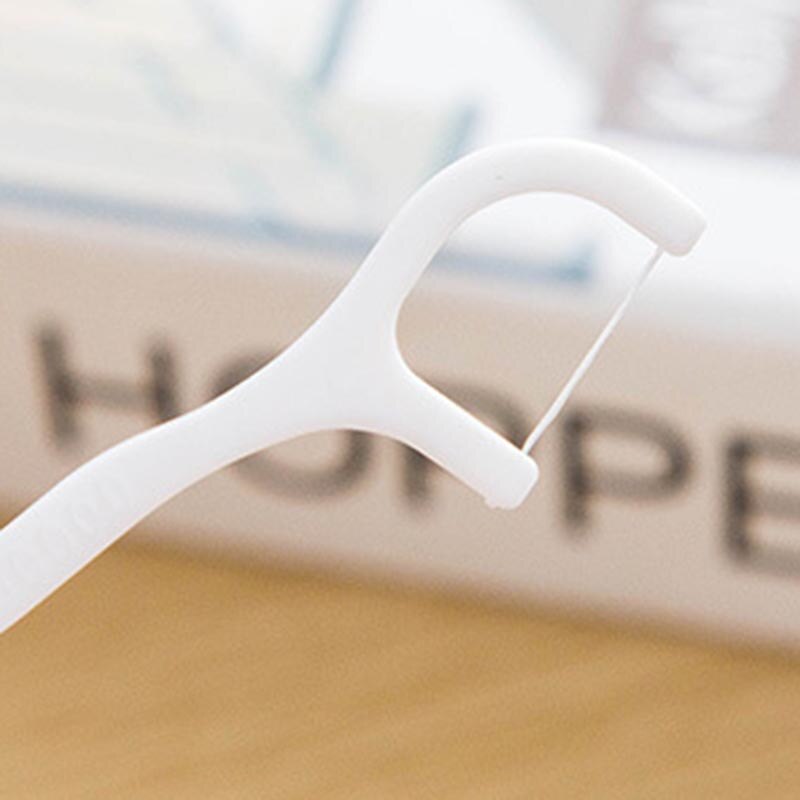 20/40/60/100Stck Weiß freundlicher Super Zahnseide Interdentalbürste Reiniger Pinsel