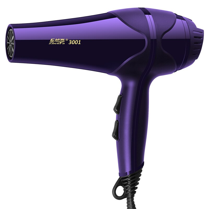 Powerful Electric Blow Dryer With EU Plug Hair Dryer Household Hair Dryer 1200W High-Power Hair Dryer Styling Tools For: Purple