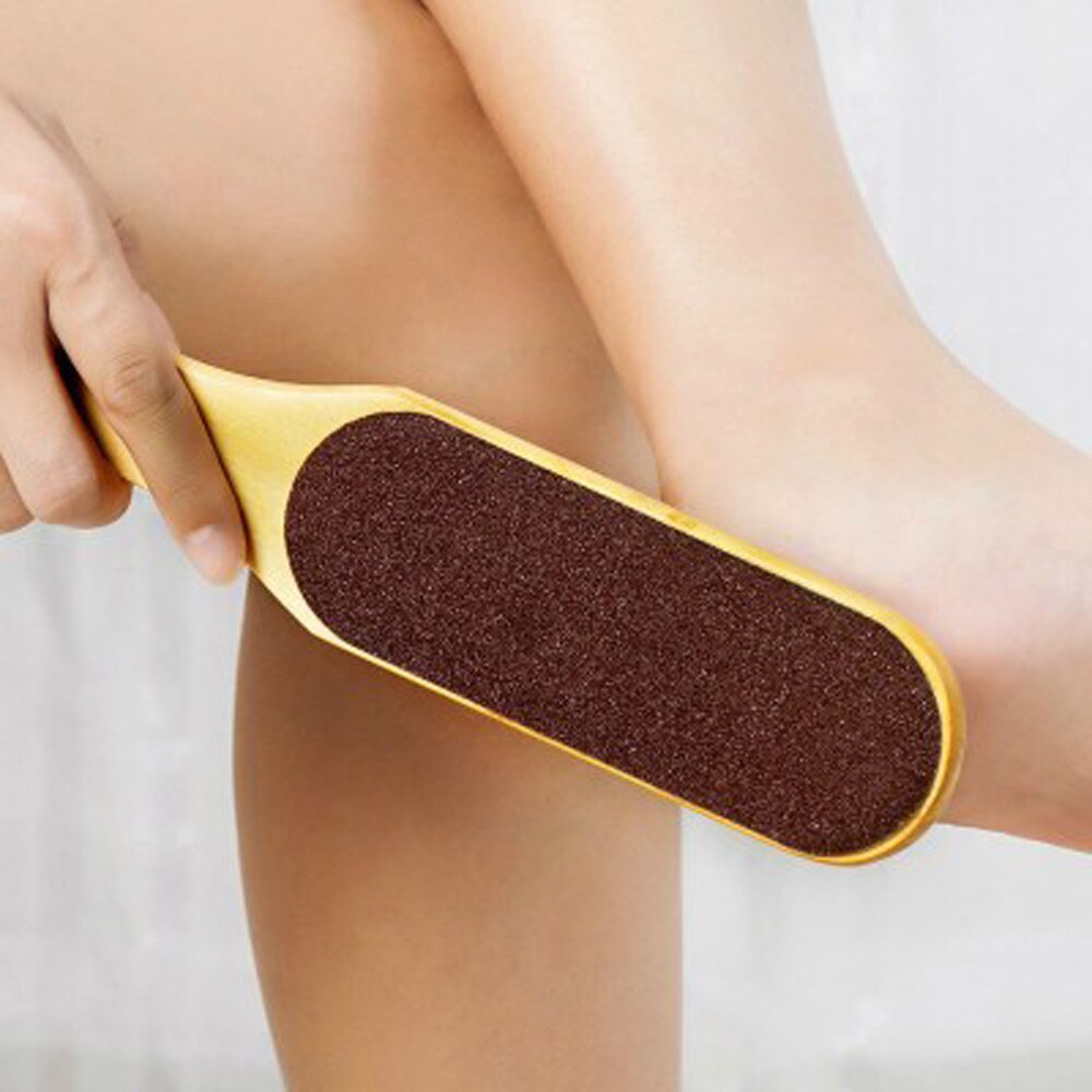Máquina de corte de piel muerta dura, raspa callos de doble cara, herramienta de pedicura, tablero de pulido fácil, 1 ud.