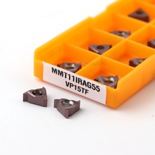 10 stuks mmt 16ir 16er ag55 vp15tf ue6020 us735 draad draaigereedschap hardmetalen blad cnc draaibank sleuf wisselplaat 11er ag55 11ir ag55