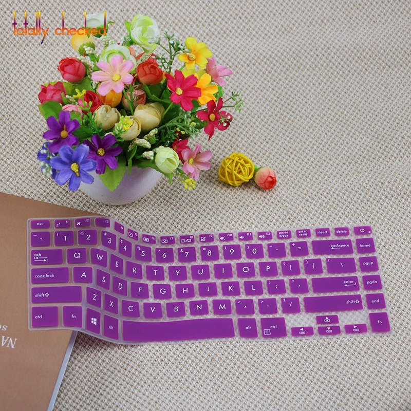 15 pouces Ordinateur Portable Clavier protecteur housse Pour ASUS VivoBook 15 X505 X505ZA X505Z X505BP X505B X510U A505Z A510U 15.6": purple