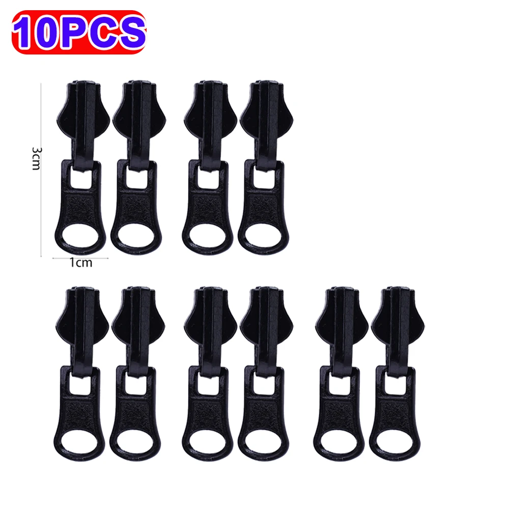 2-10 SZTUK Dwustronne obrotowe zamki błyskawiczne na szynę Kurtka Sukienka Torba Bagaż Metalowe głowice zamków błyskawicznych Zestaw naprawczy Czarny zamek błyskawiczny: Czekolada