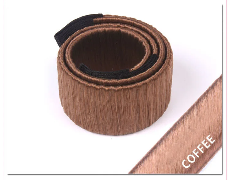 Strumento accessori per capelli parrucca sintetica ciambelle germoglio testa gruppo musicale sfera francese intrecciare francese Magia panino creatore dolce capelli Braider: rosa rosso