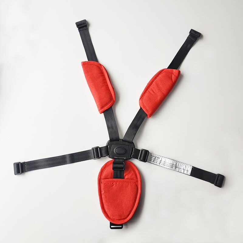 Cinto de segurança para cadeira de bebê, para carrinho de bebê yoya plus babyyoya yoyayoyo vovo tianrui acessórios para bebê: yoya  plus red